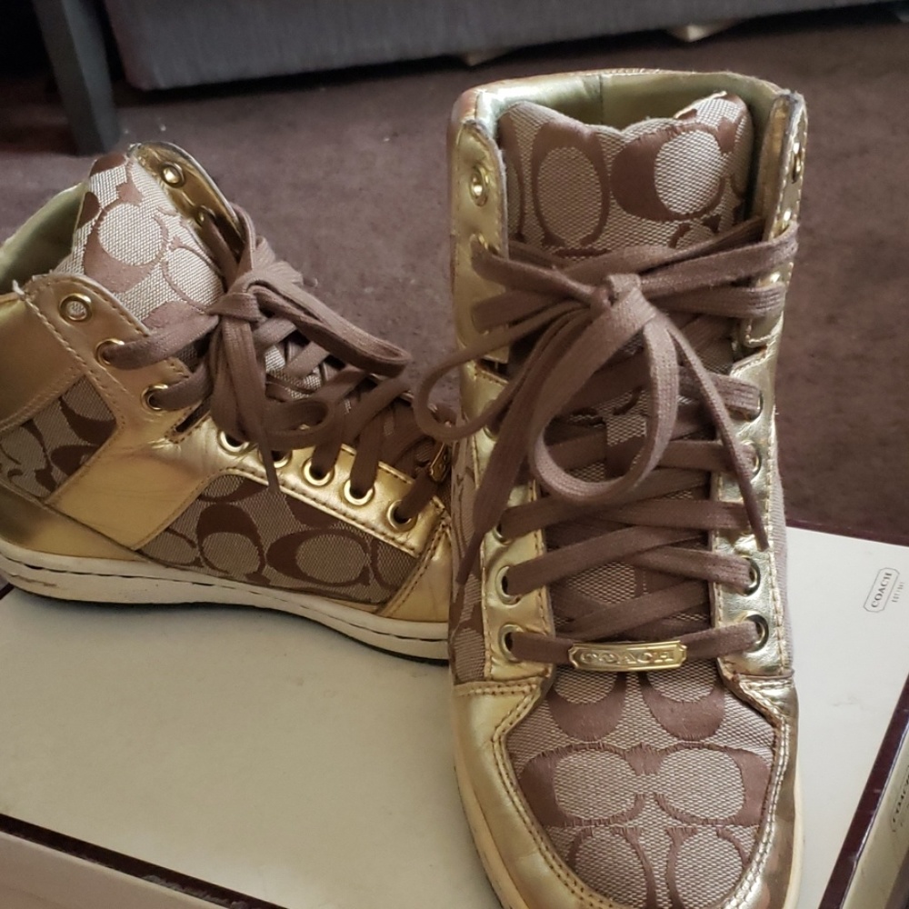 Coach Norra Hightops Brown/Gold